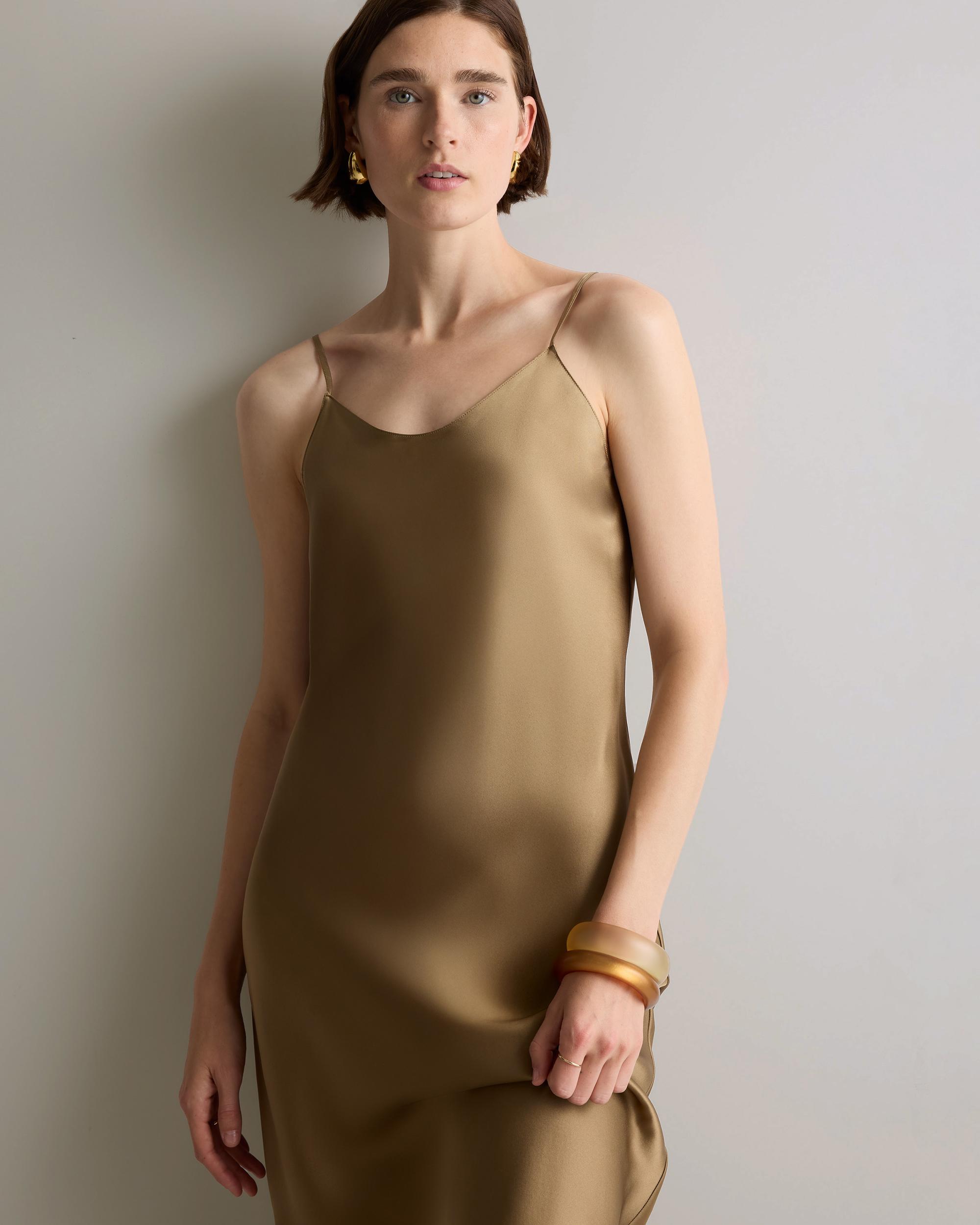 Quince | Women's Maxi Slip Dress Size XS, Mulberry Silk Product Image