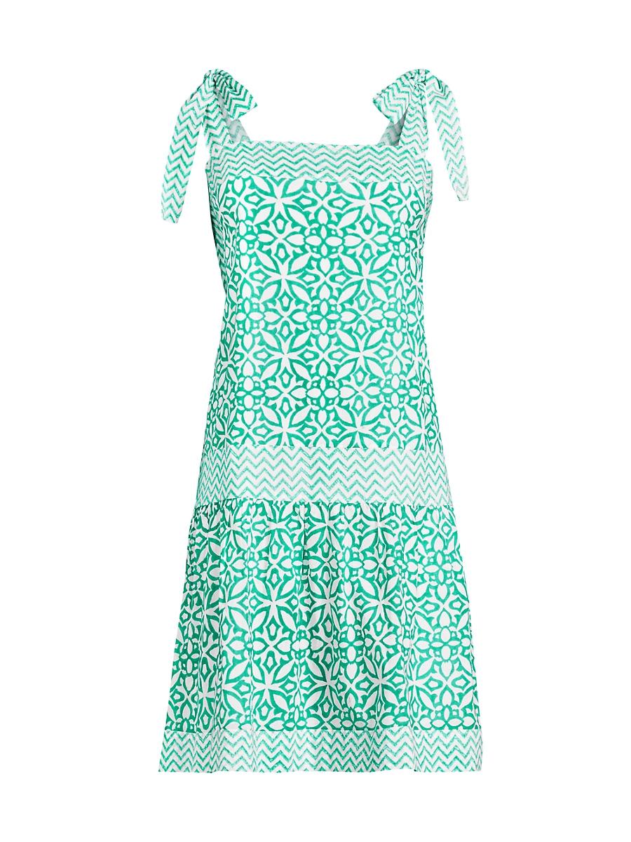 Womens Aspen Squareneck Cotton Dress Product Image