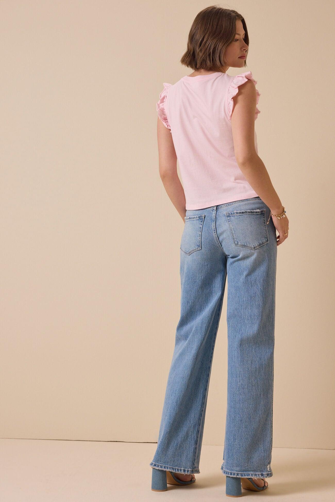 Elaine Ruffle Top Product Image