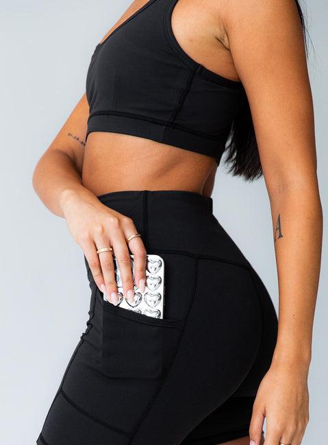 Energised Activewear Top Black Product Image