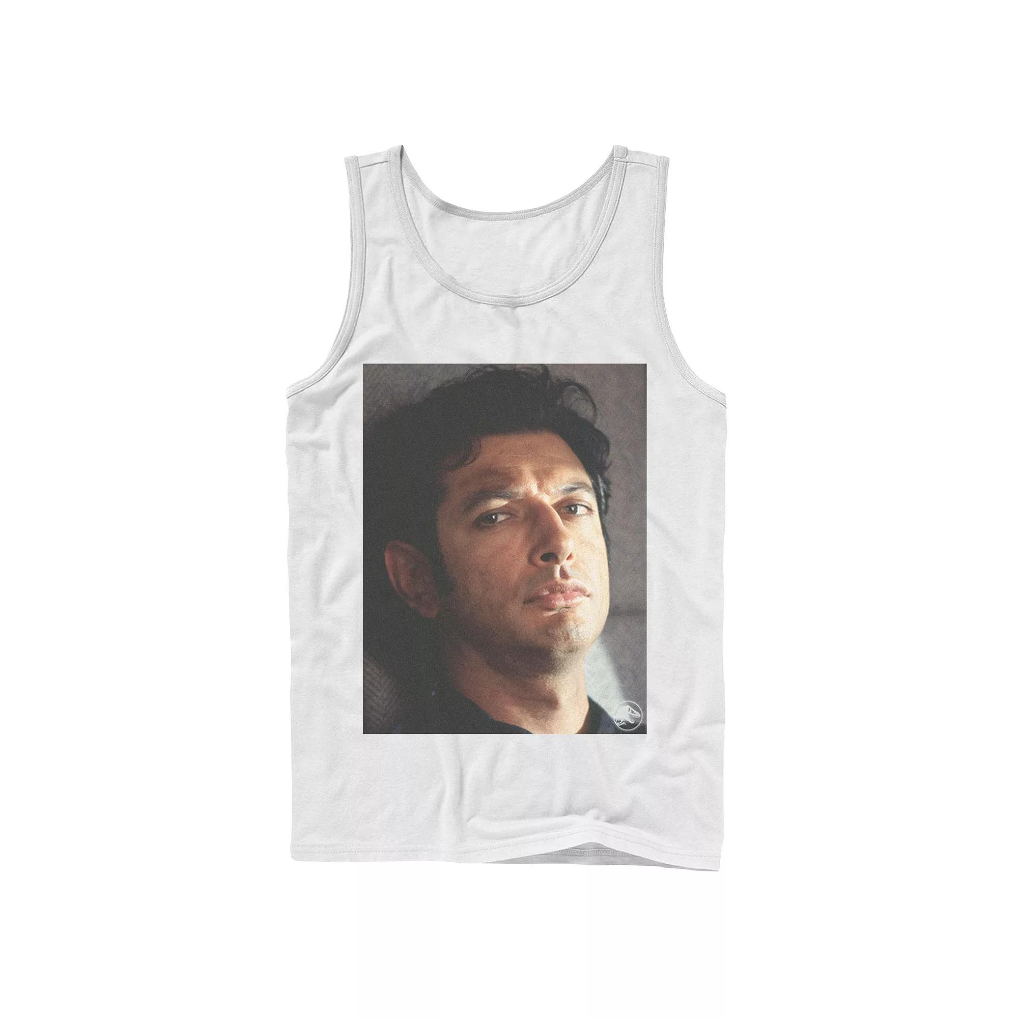 Men's Jurassic Park Jeff Goldblum Stare Tank Top,  Product Image