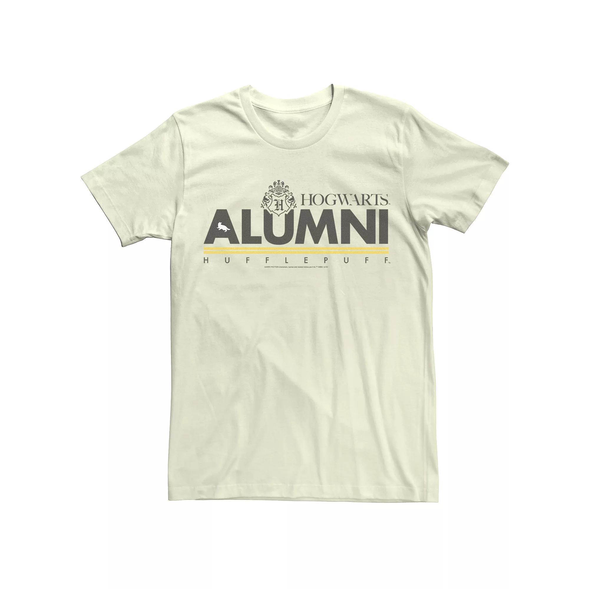 Men's Harry Potter Hogwarts Alumni Hufflepuff Graphic Tee, Size: 3XL, Natural Product Image