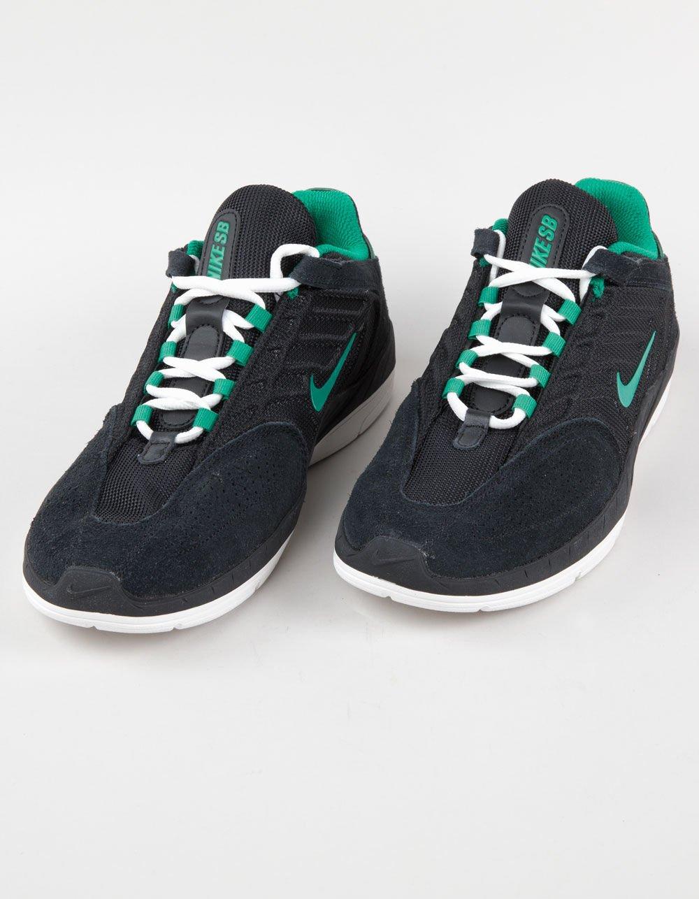 NIKE SB Vertebrae Skate Shoes - Black Green Product Image