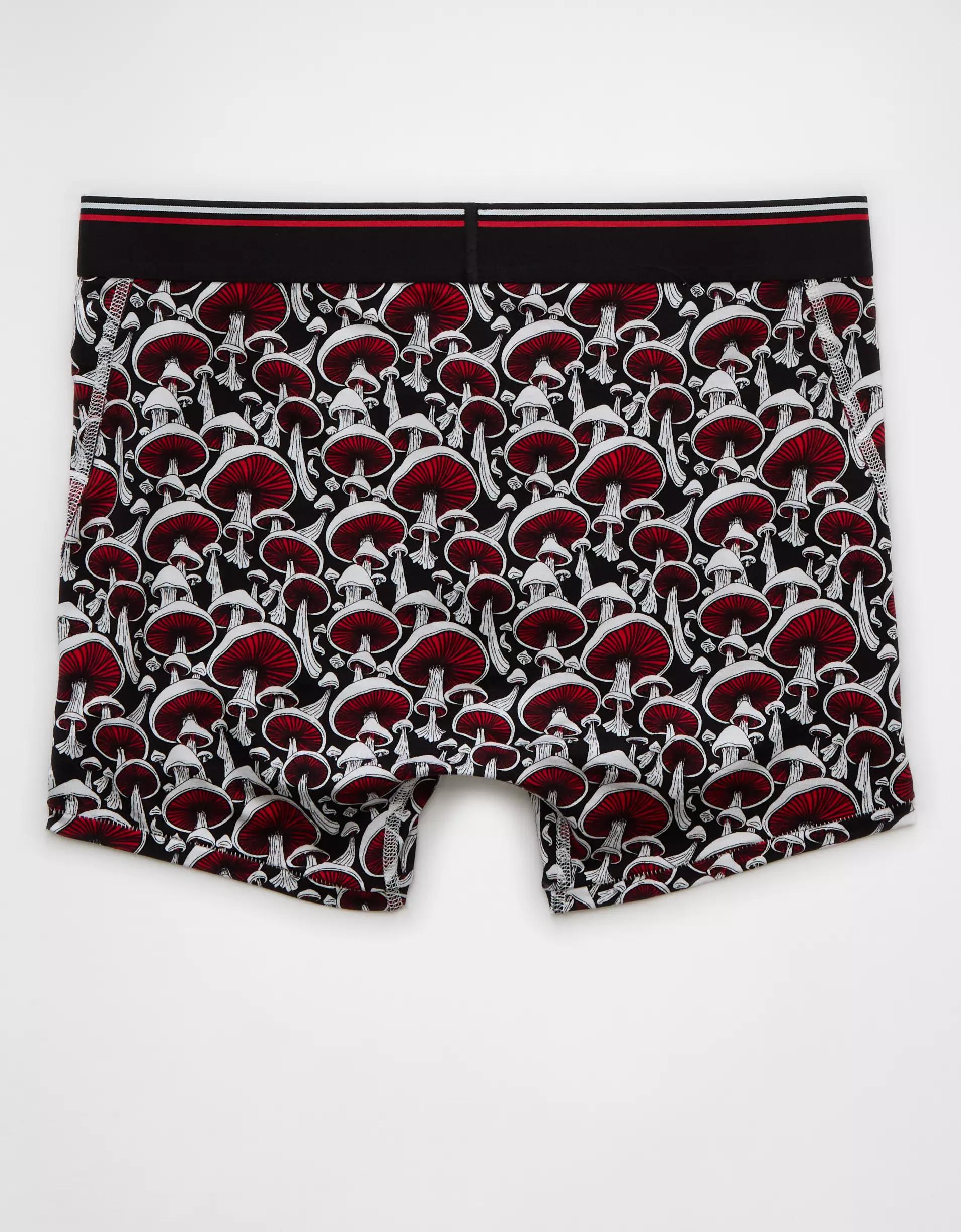 AEO Men's Mushrooms 4.5" Ultra Soft Boxer Brief Product Image