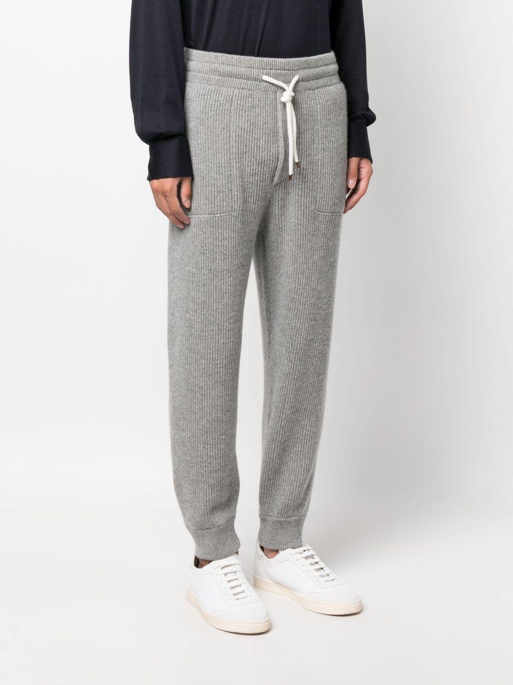 drawstring cashmere track pants Product Image