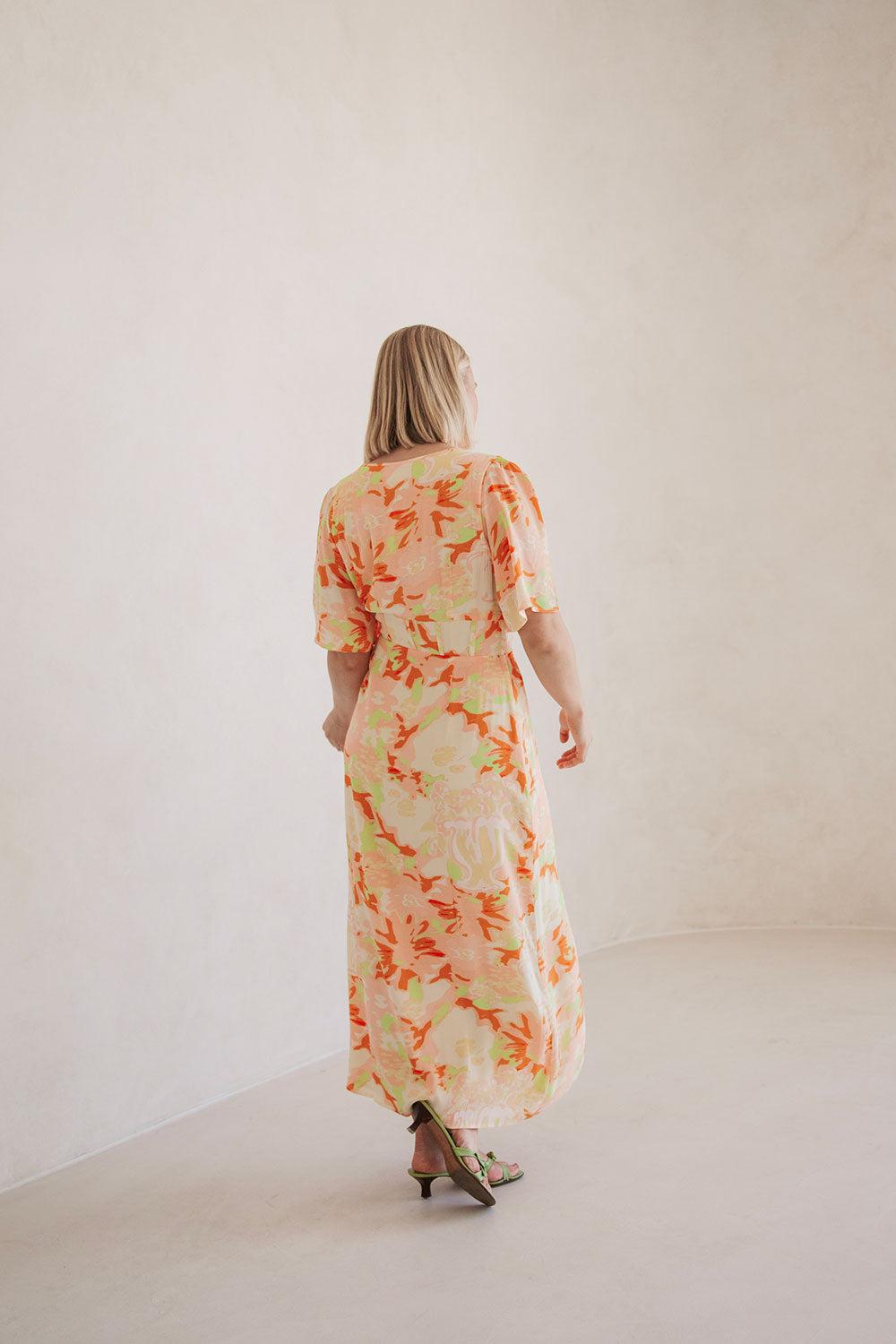 Aquitaine Wrap Dress - Motion Floral Product Image