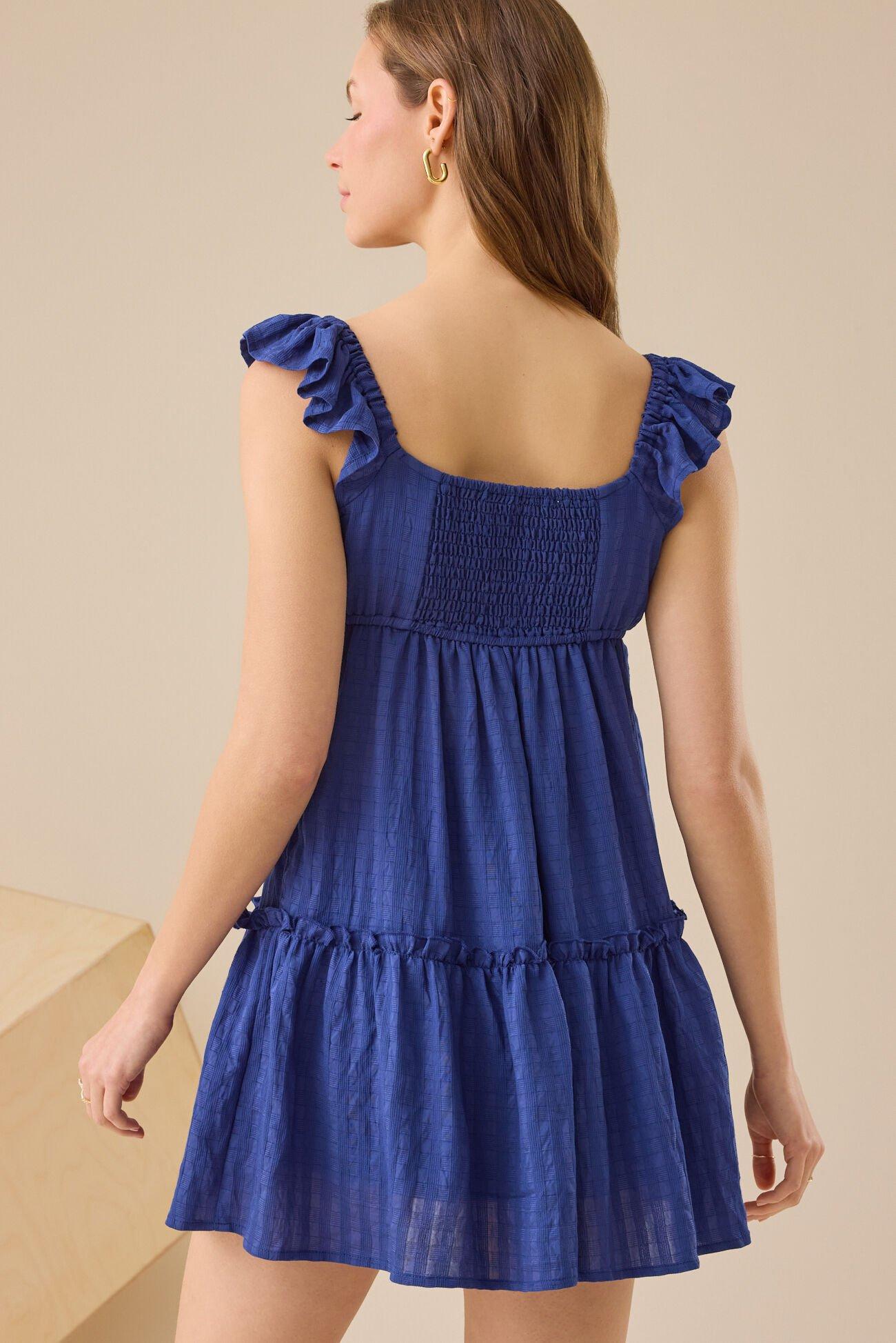 Carlie Tiered Mini Dress Product Image