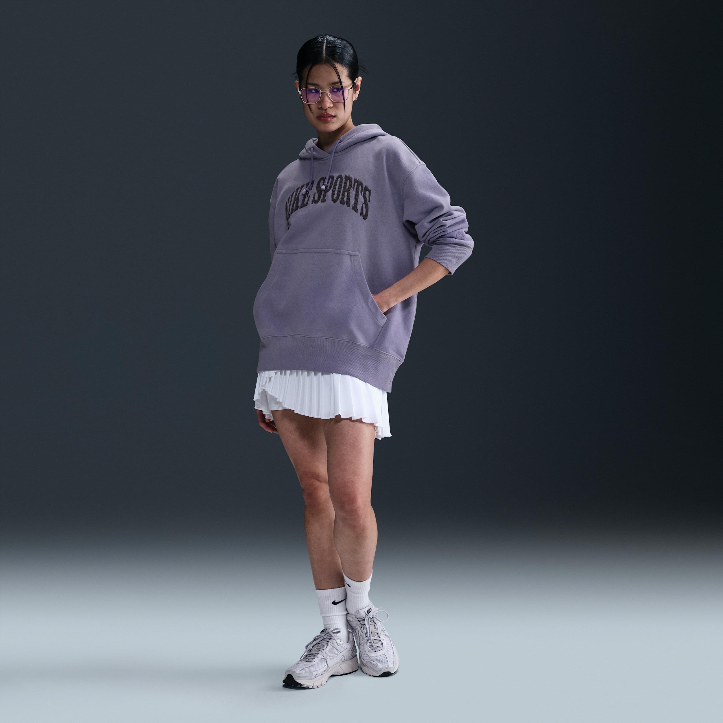 Womens Nike Sportswear Phoenix Fleece Oversized French Terry Hoodie | HJ1235-527 Product Image