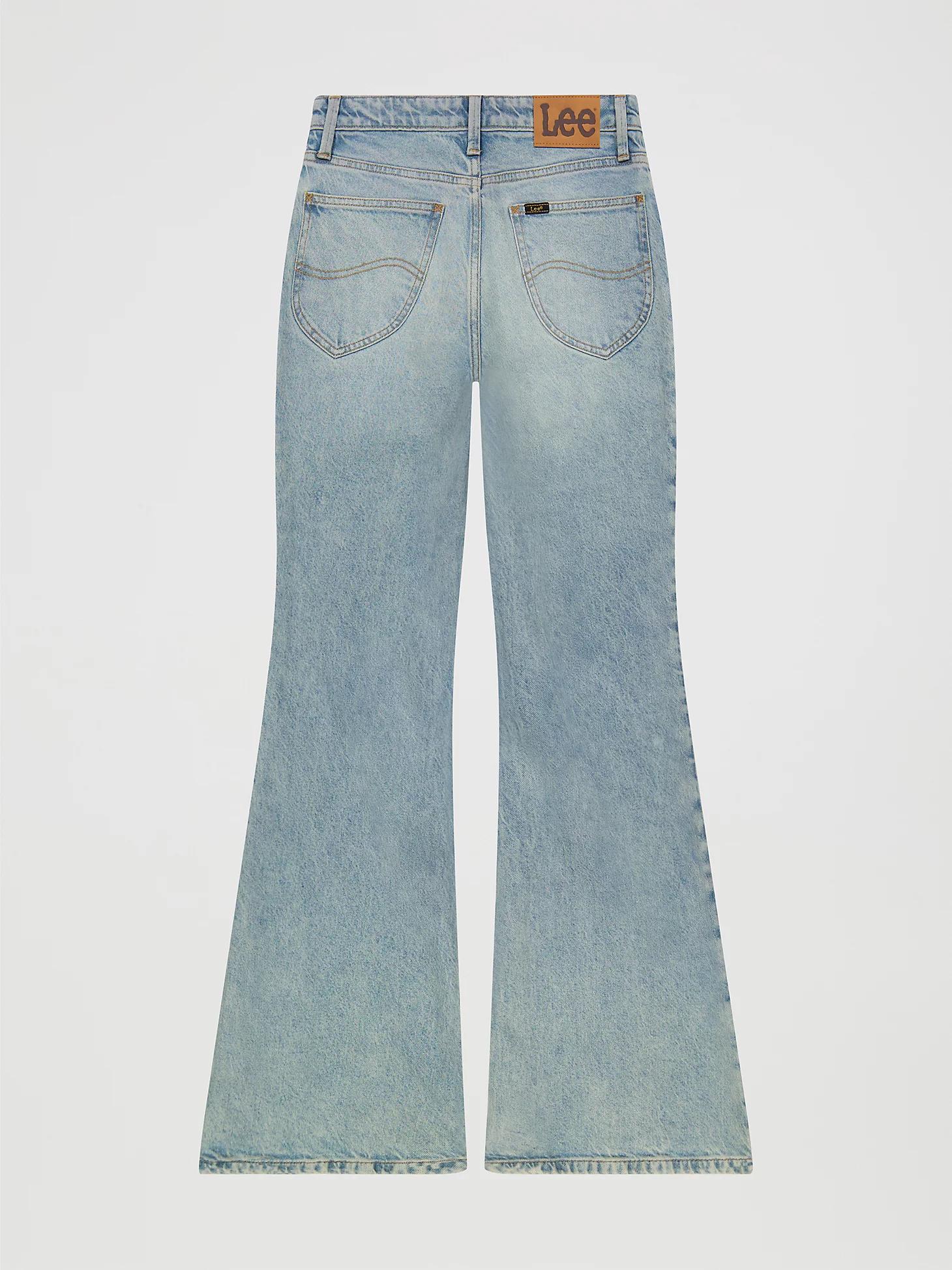 Women's High Rise Daisy Print Flare Jean | Women's Jeans | Lee® Product Image