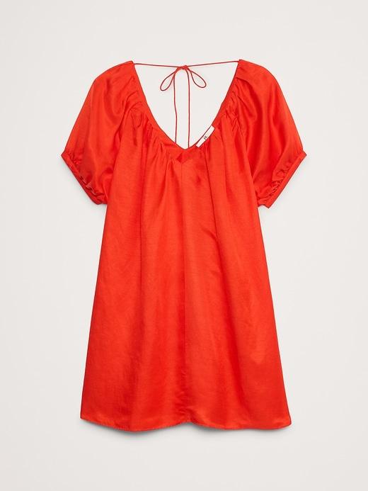 Viscose-Linen Mini Dress Product Image
