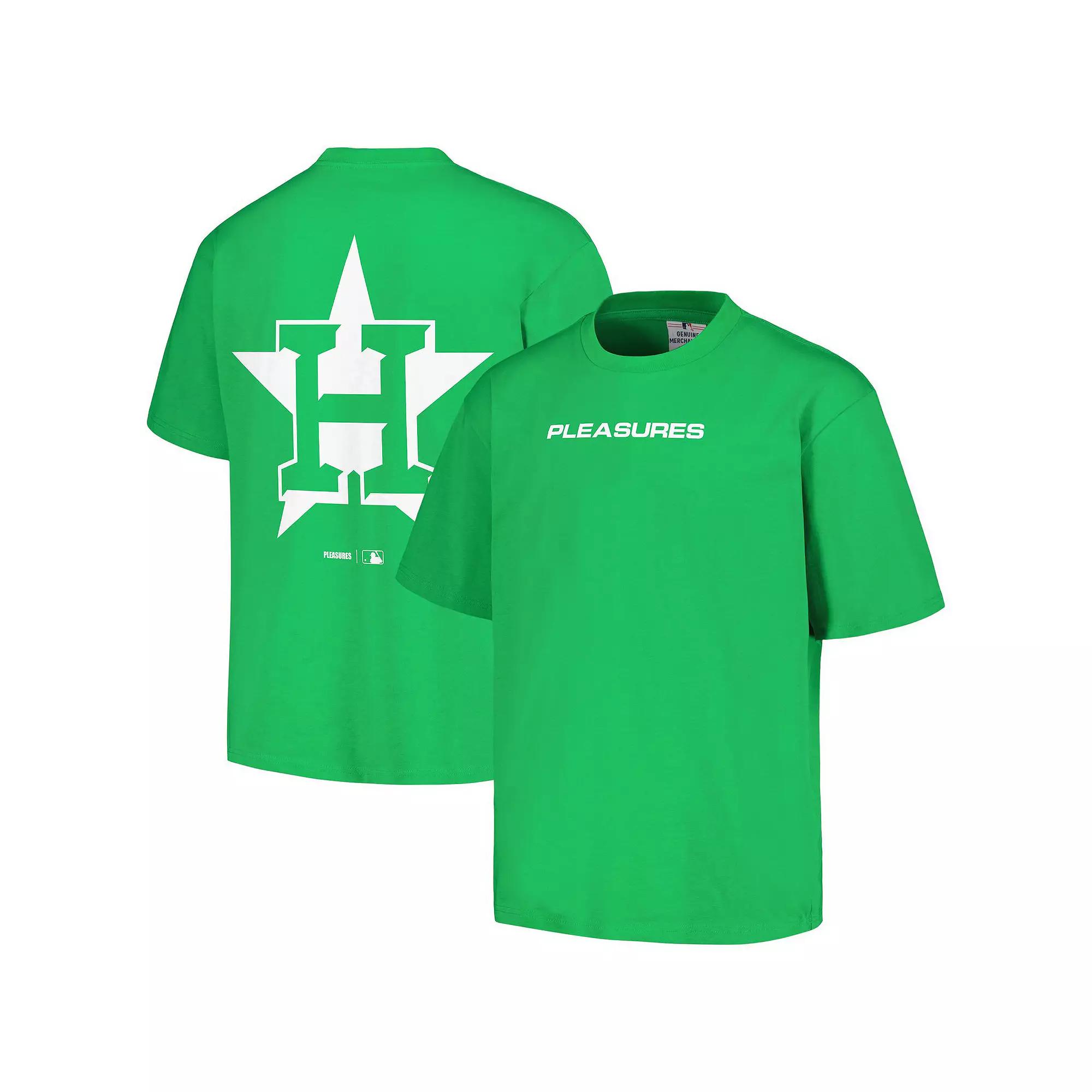 Men's PLEASURES Green Houston Astros Ballpark T-Shirt,  Product Image