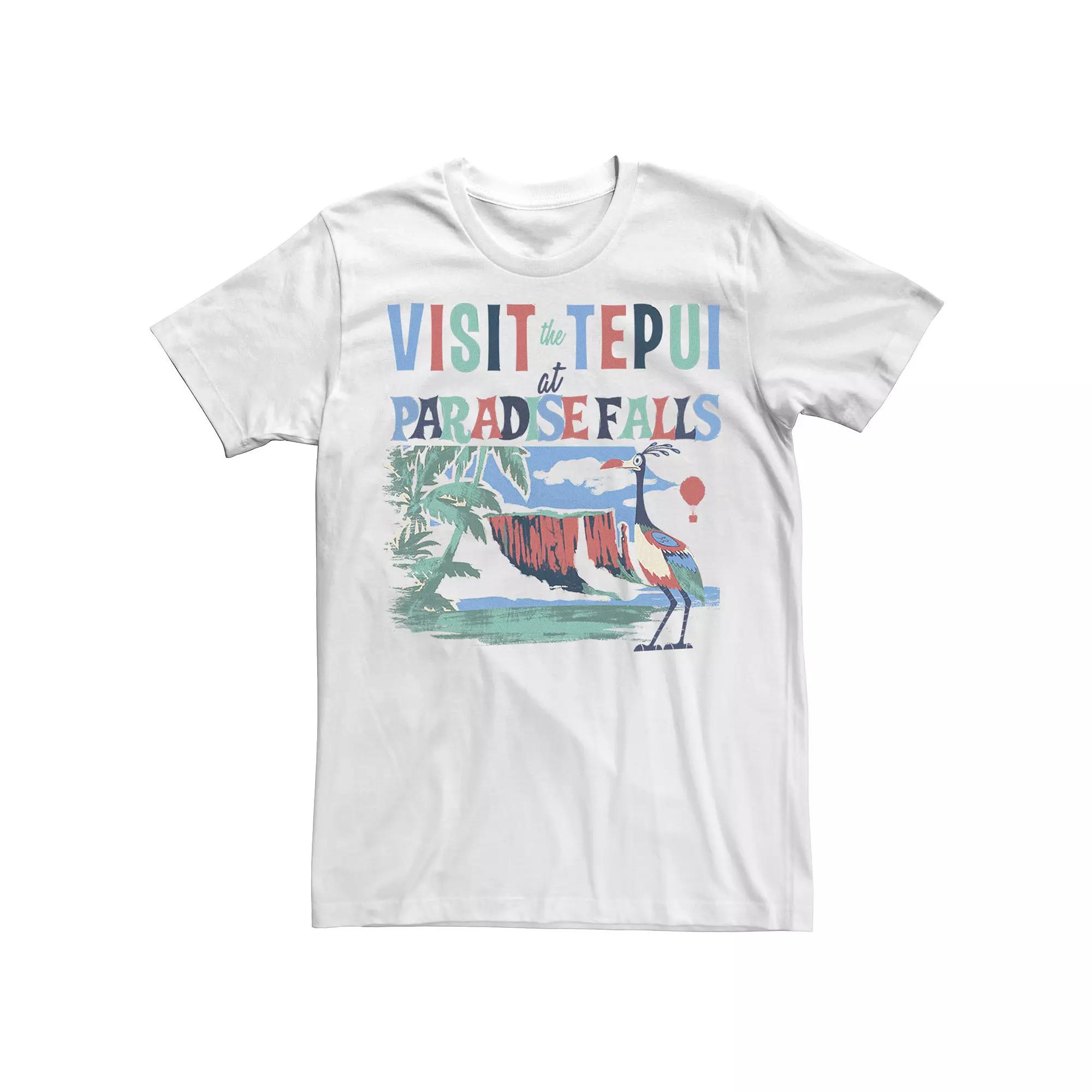 Big & Tall Disney / Pixar Up Kevin Visit Paradise Falls Watercolor Poster Tee, Men's,  Product Image