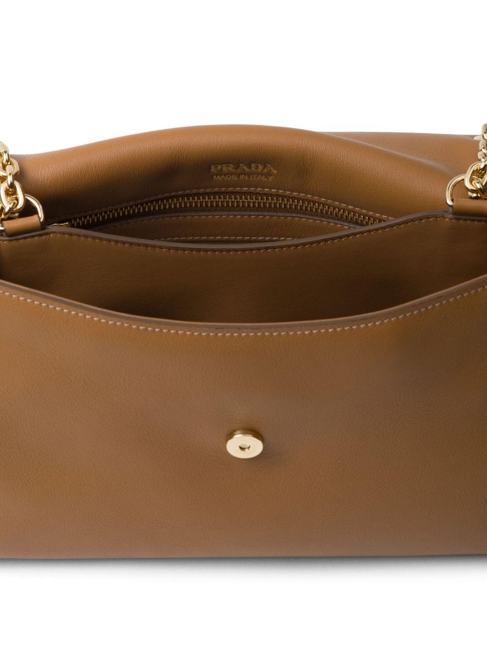 medium leather shoulder bag Product Image