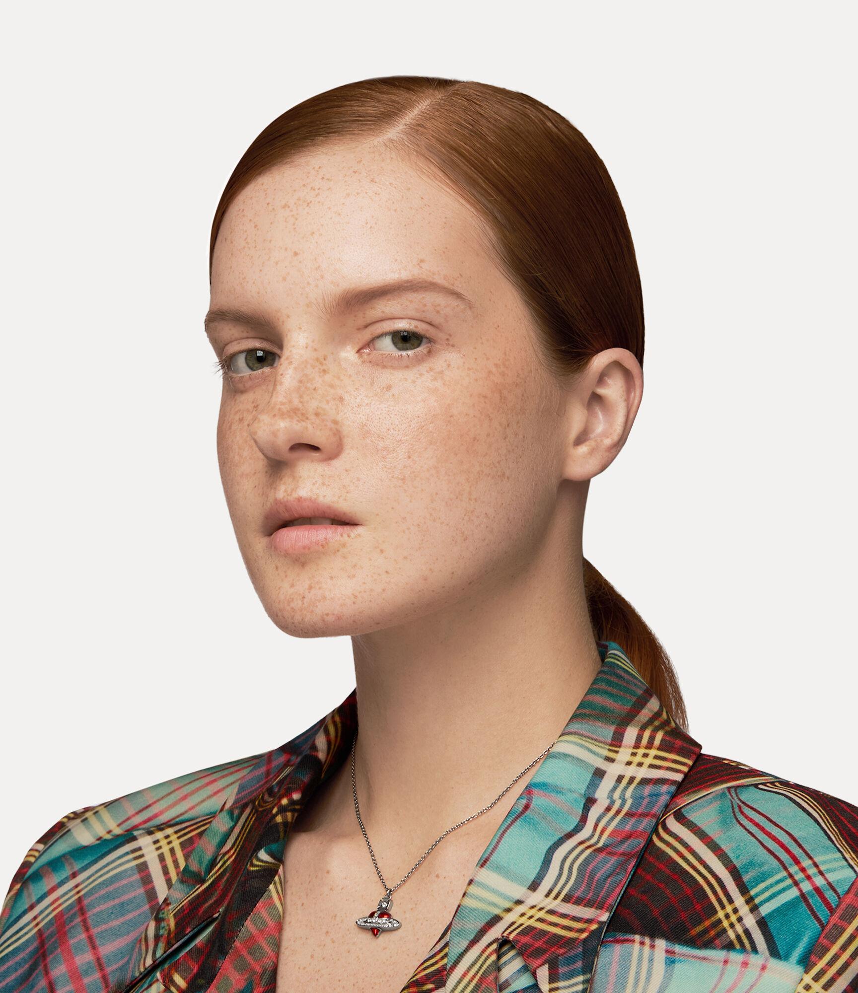 New Diamante Heart Pendant Necklace Product Image