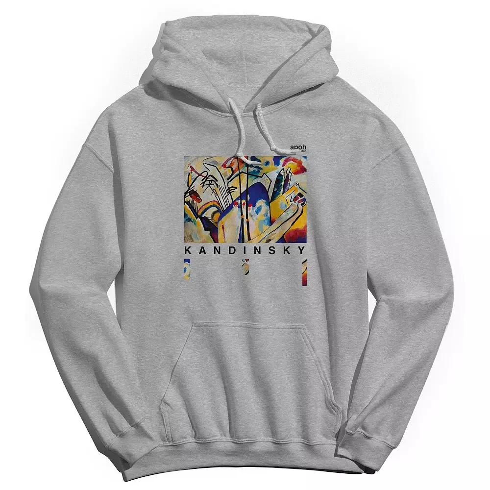 Men's apoh - Kandinsky Graphic Hoodie, Size: Large, Sport Gray Product Image