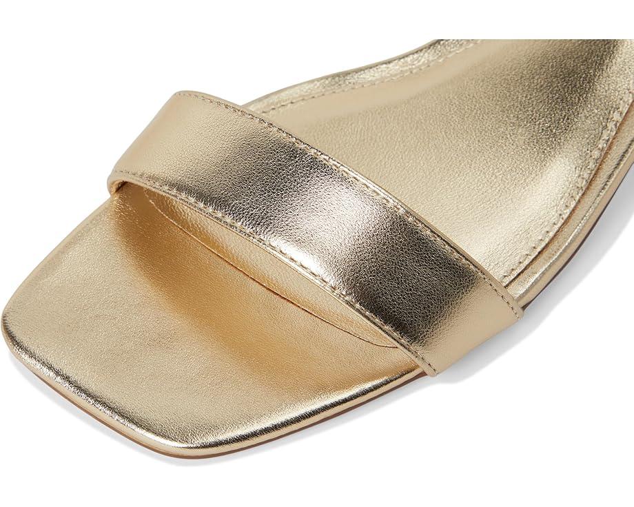 Carolina Metallic Leather Kitten Heel Sandals Product Image