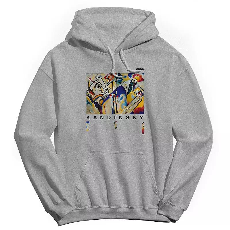 Men's apoh - Kandinsky Graphic Hoodie, Size: Large, Sport Gray Product Image
