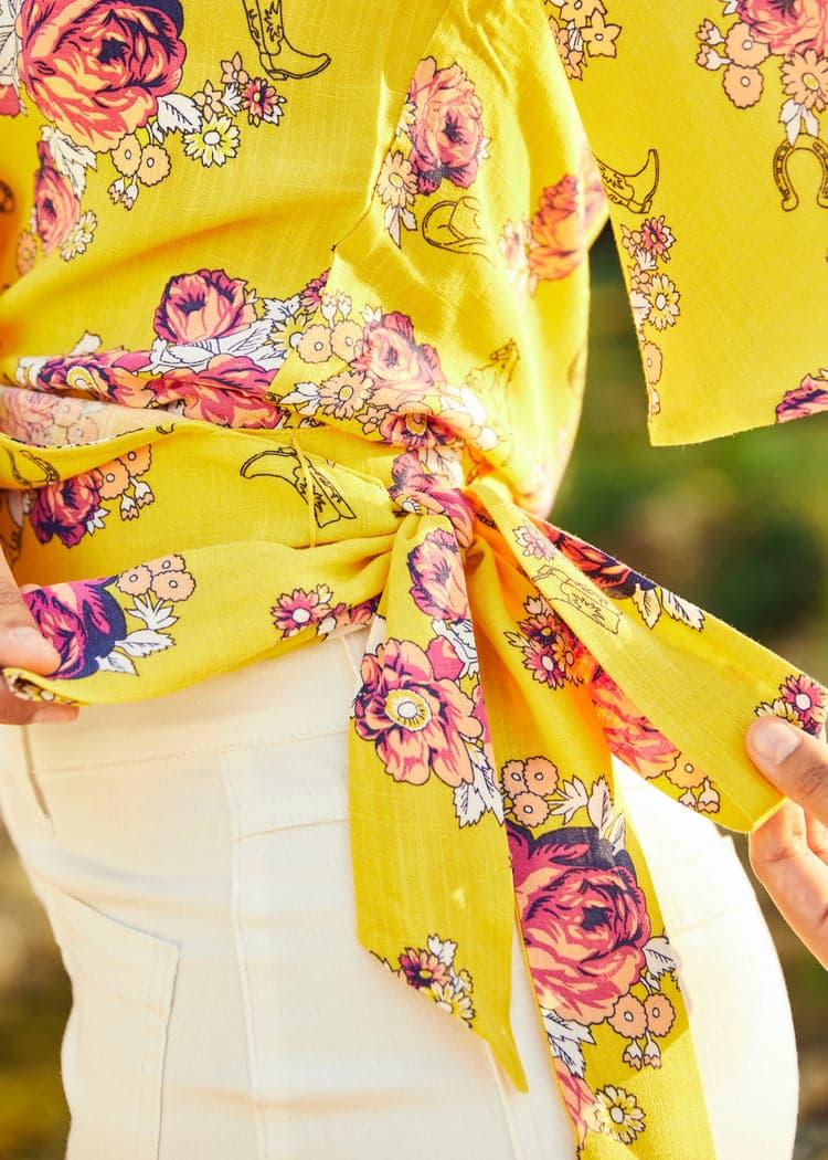 Best Is Yet to Come Wrap Top Product Image