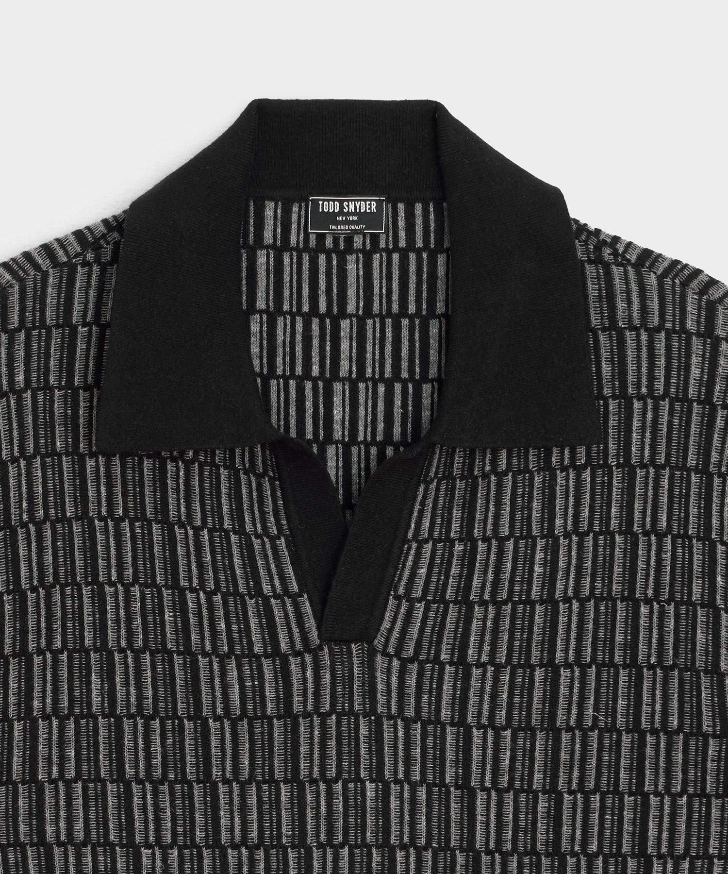 Linen Patterned Montauk Sweater Polo Product Image