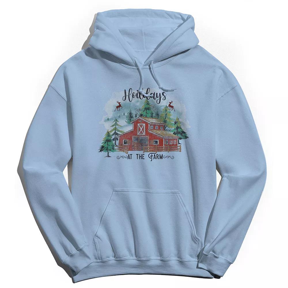 Men's Hoildays at the Farm Hoodie, Adult Unisex,  Product Image