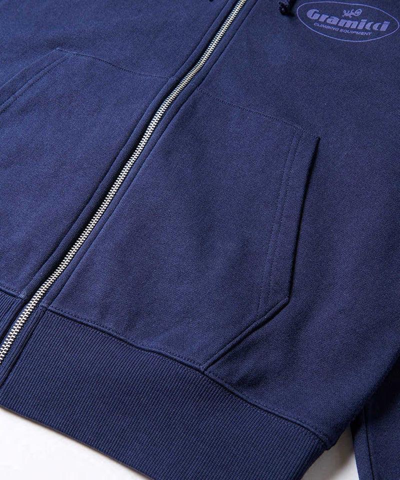 Climbing Equipment Zip Hooded Sweatshirt Unisex Product Image