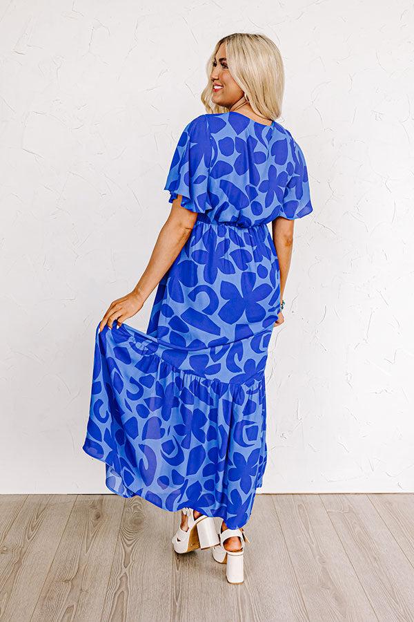 Sailboat Soiree Maxi in Royal Blue Product Image