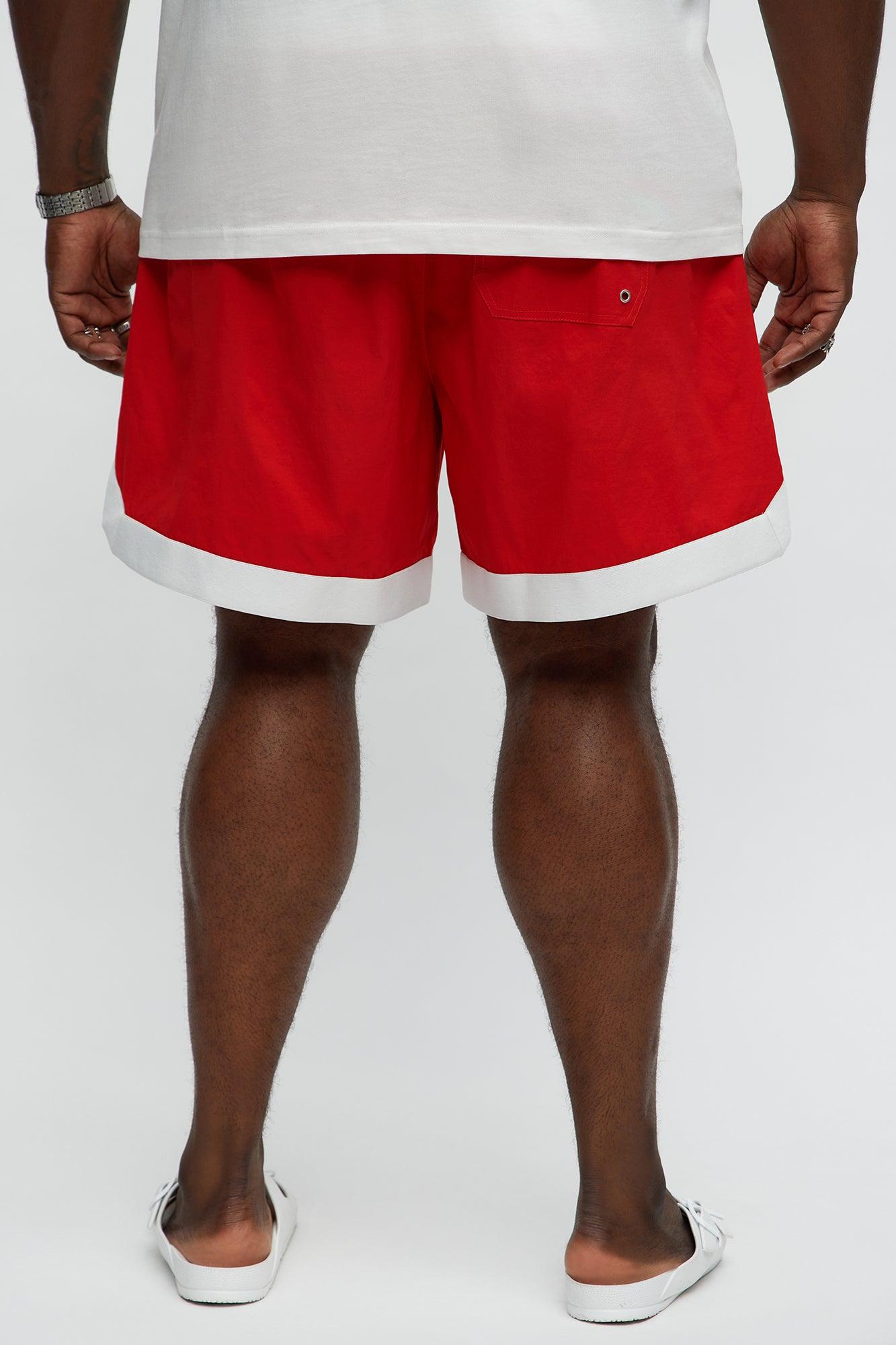 Agile Taping Swim Classic Trunk - Red Product Image