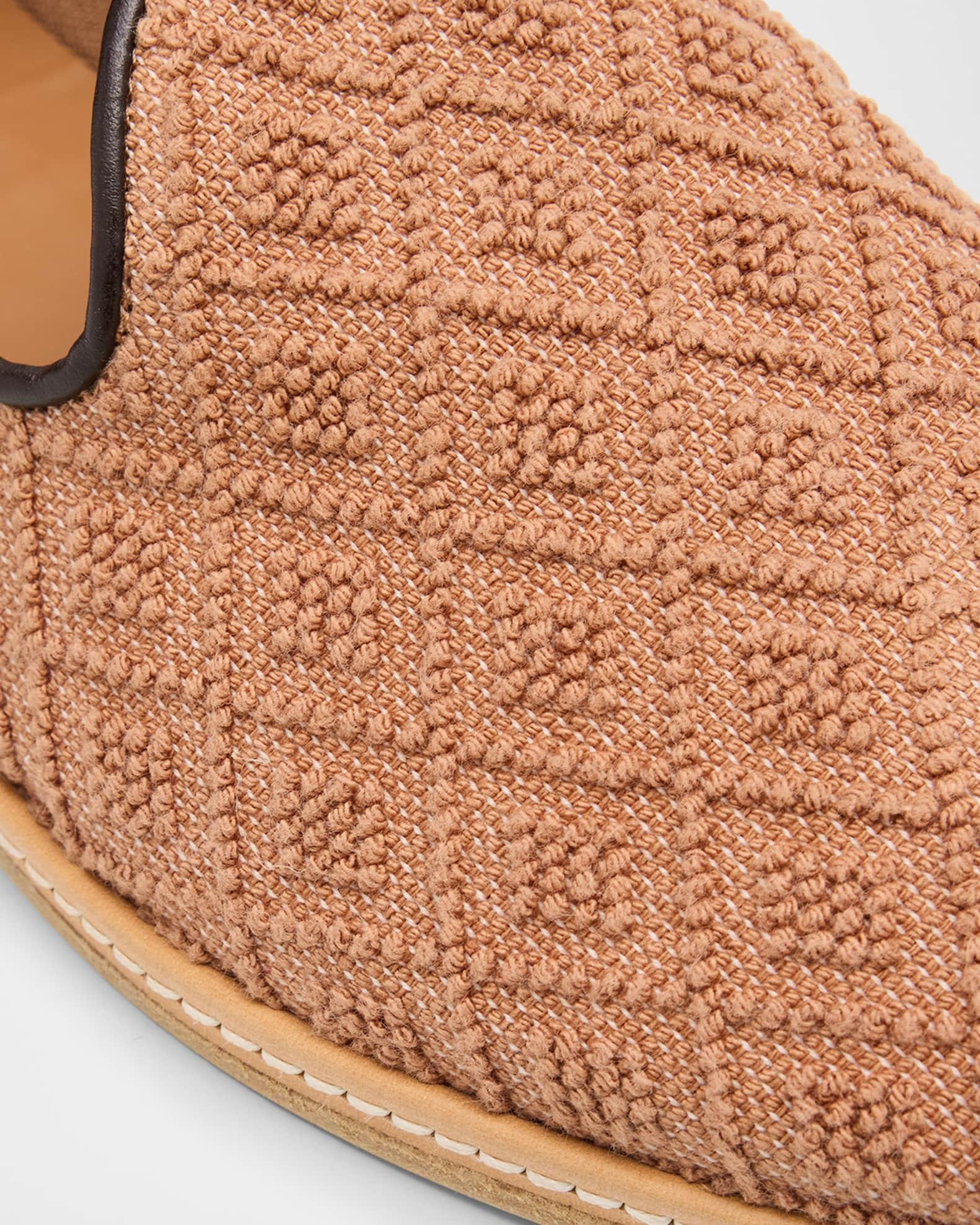 Men's Iknu Leather-Trim Cotton Loafers Product Image