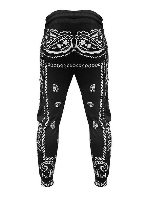 Men's Paisley Print Tapered Pants Product Image