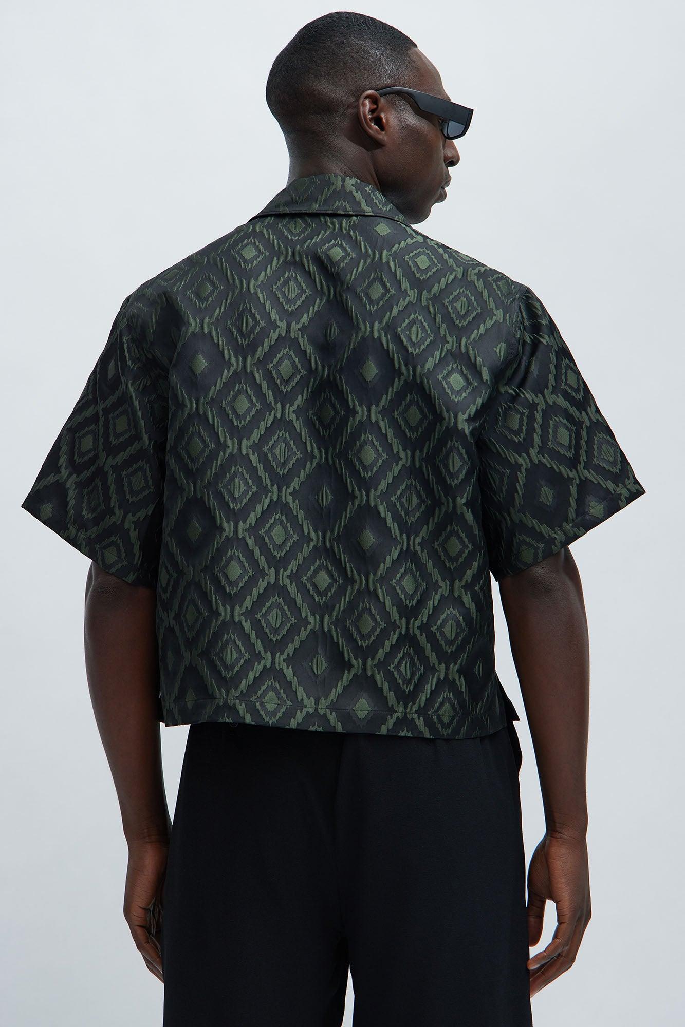 Stanley Boxy Shirt - Green/combo Product Image