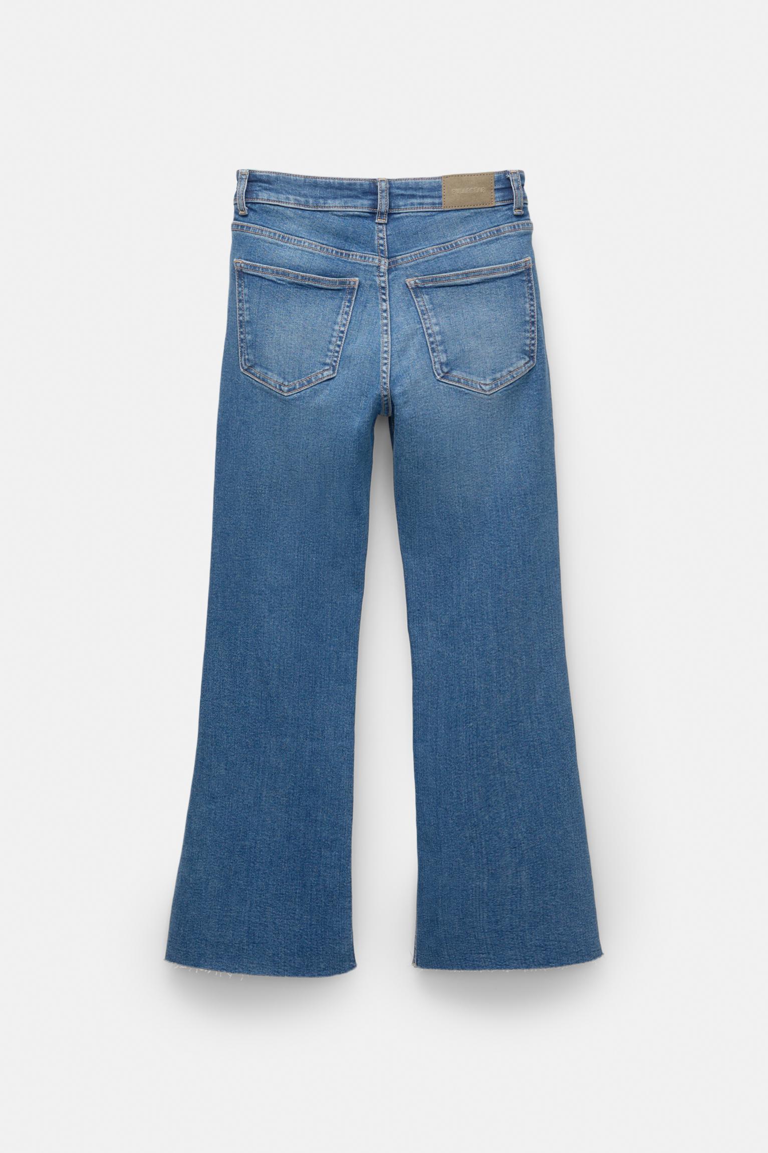Mid waist kick flared jeans Product Image
