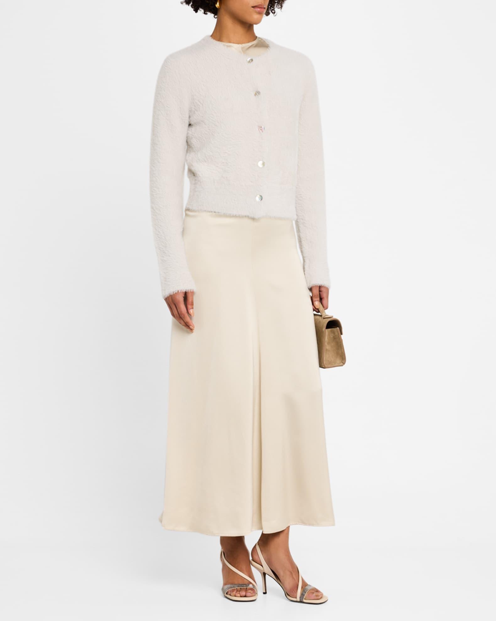 Mother-of-Pearl Eyelash Knit Cardigan Product Image