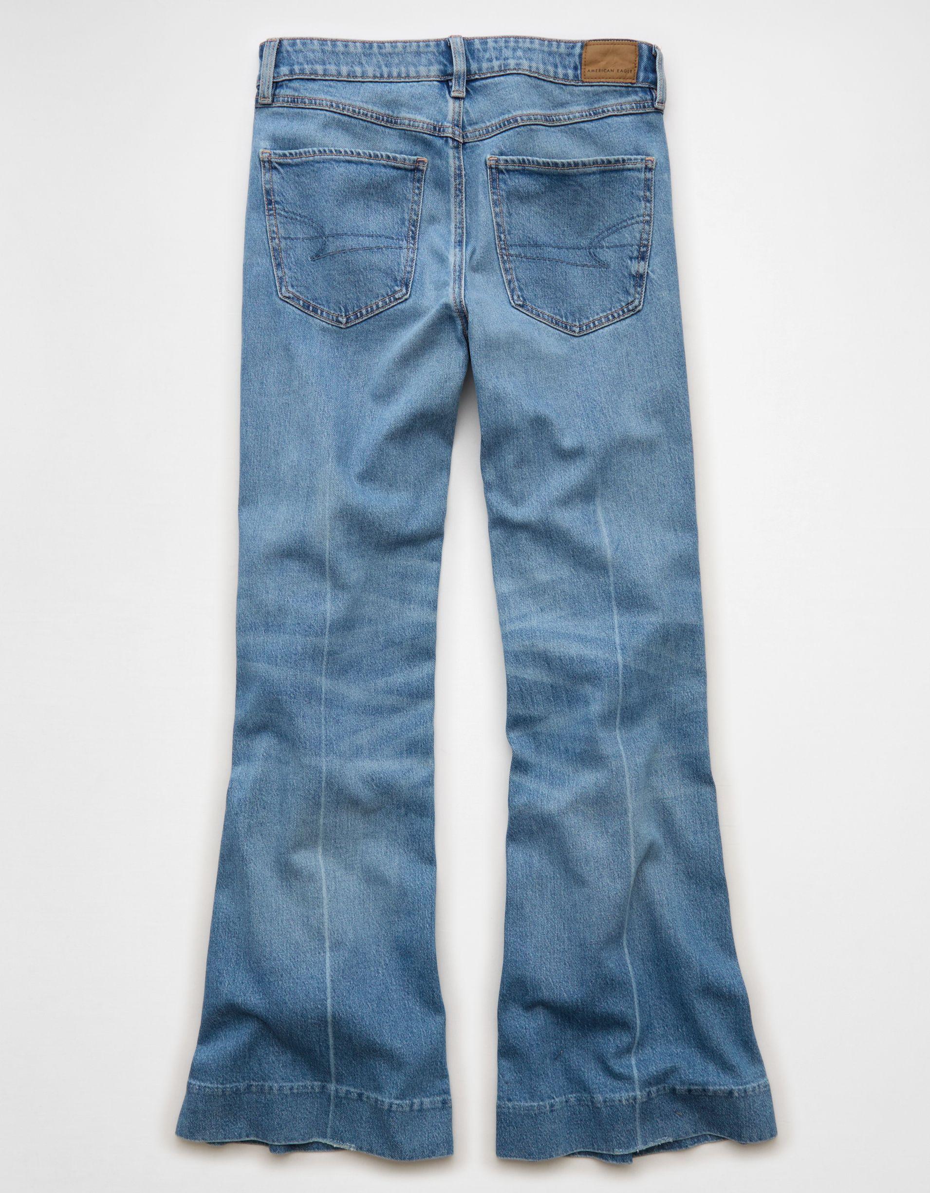 AE Stretch High-Waisted Flare Jean Product Image