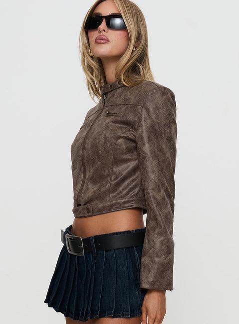 Anfield Jacket Brown Product Image