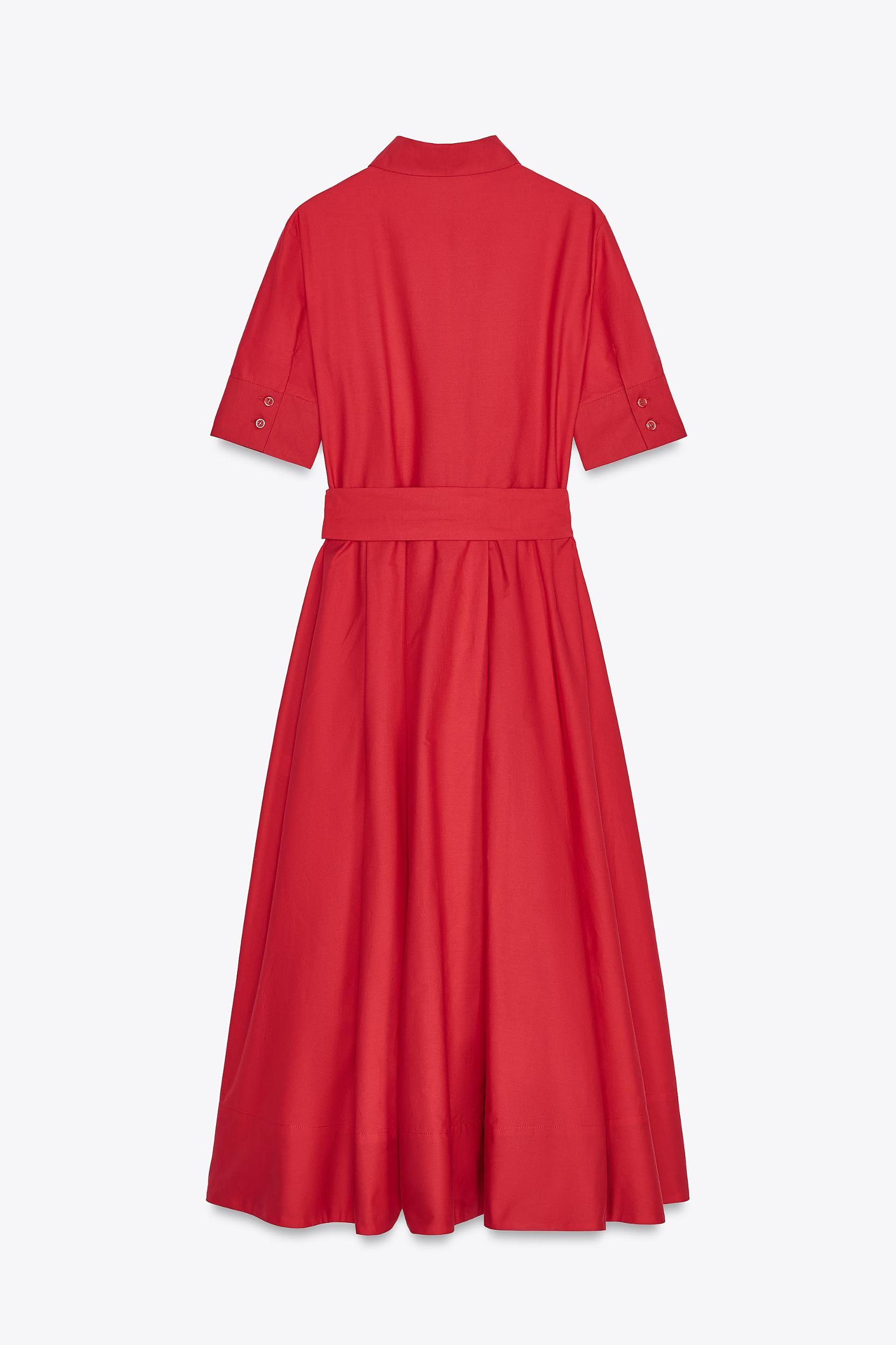 ZW COLLECTION POPLIN DRESS Product Image