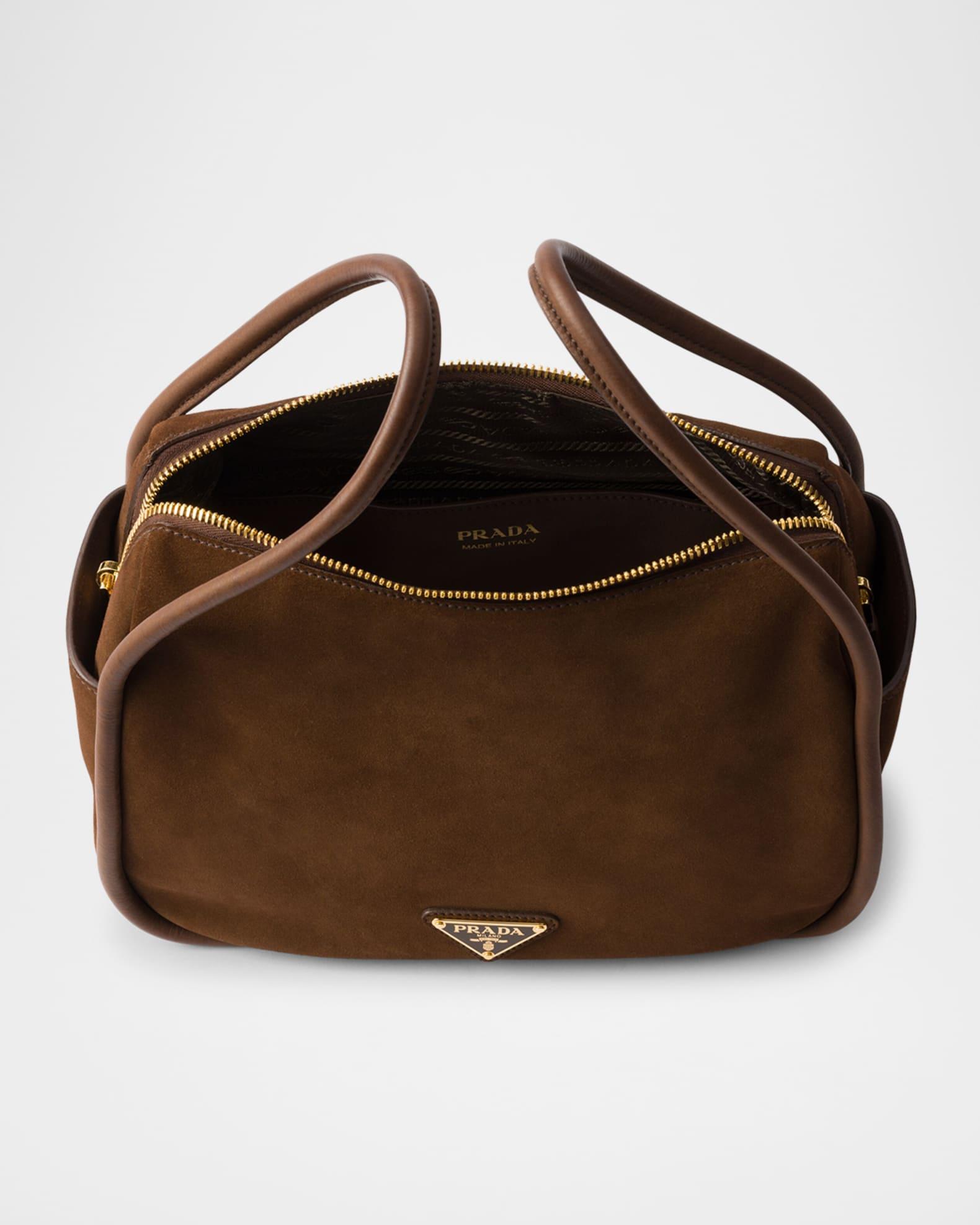 Darling Suede Double-Handle Bag Product Image