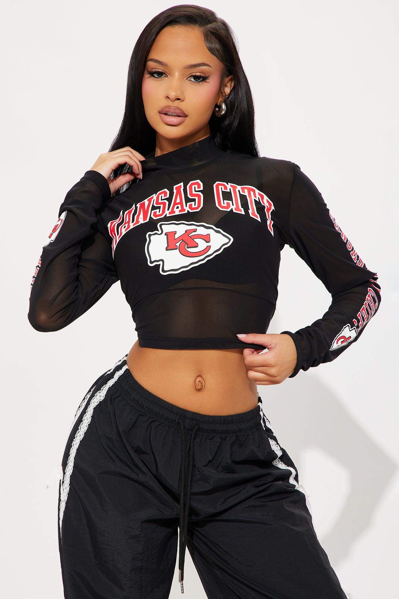 Kansas City Chiefs Half Time Show Crop Top - Black Female Product Image