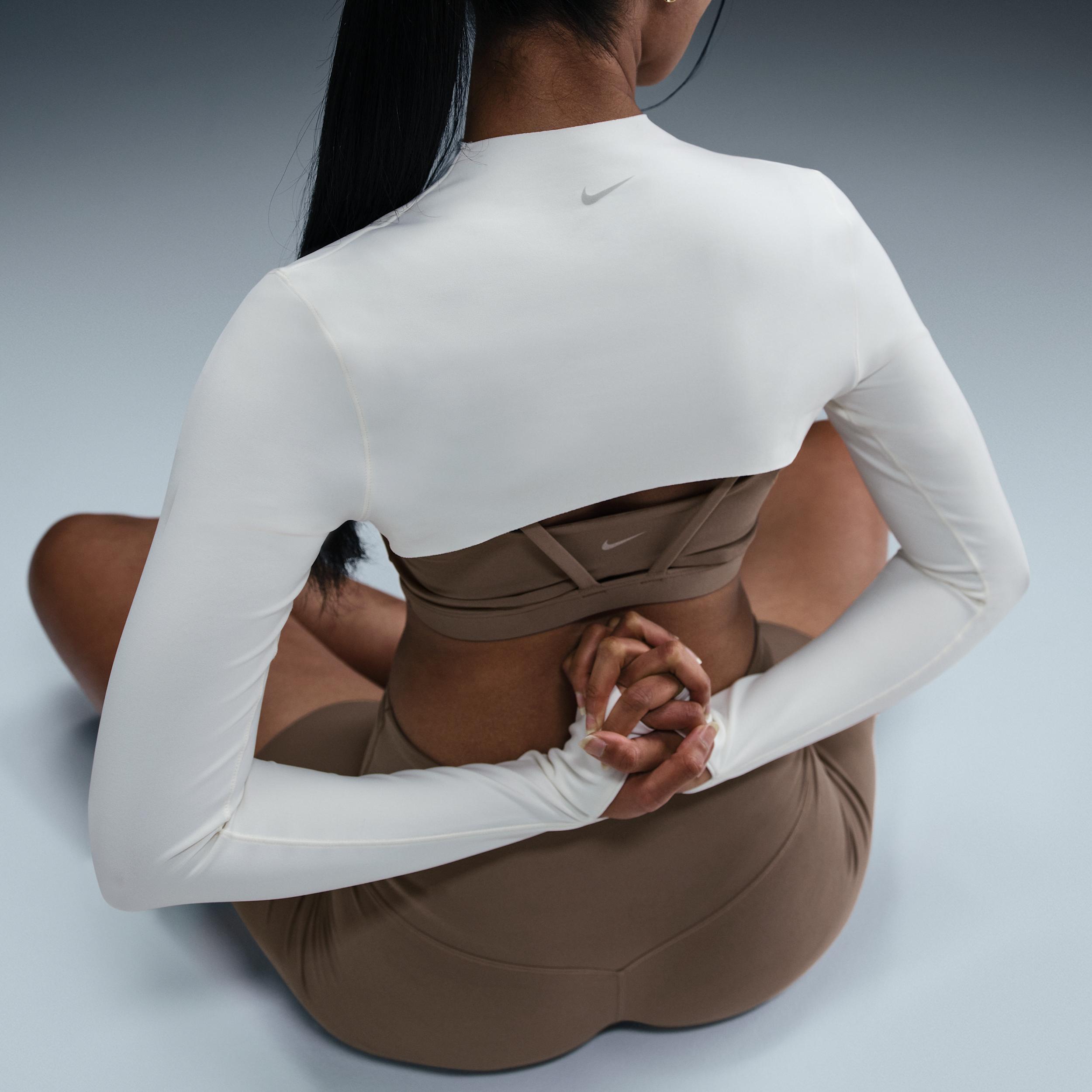 Nike Women's Zenvy Dri-FIT Long-Sleeve Shrug Top Product Image