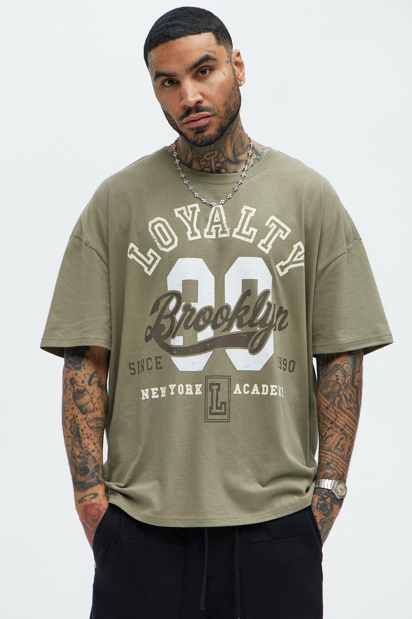 Brooklyn Loyalty Oversized Short Sleeve Tee - Olive Product Image