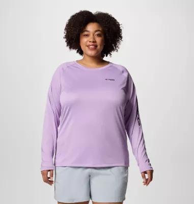 Columbia Womens PFG Tidal Tee II Long Sleeve Shirt - Plus Size- Product Image