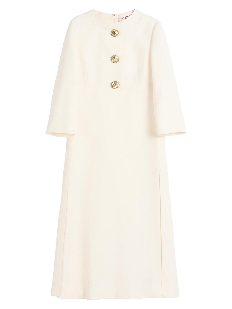 Womens Crepe Couture Midi Dress Product Image