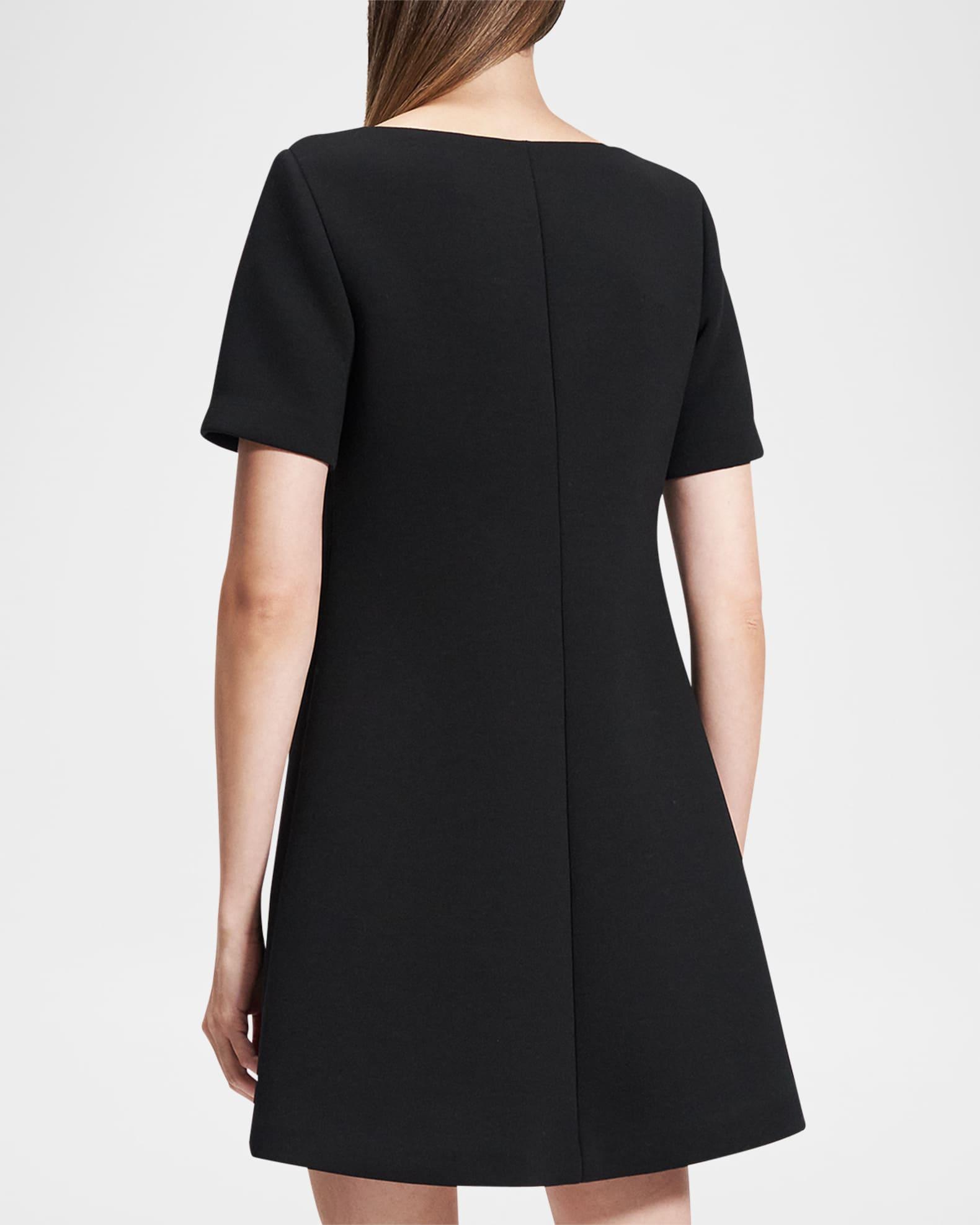 Scuba A-Line Scoop Dress Product Image