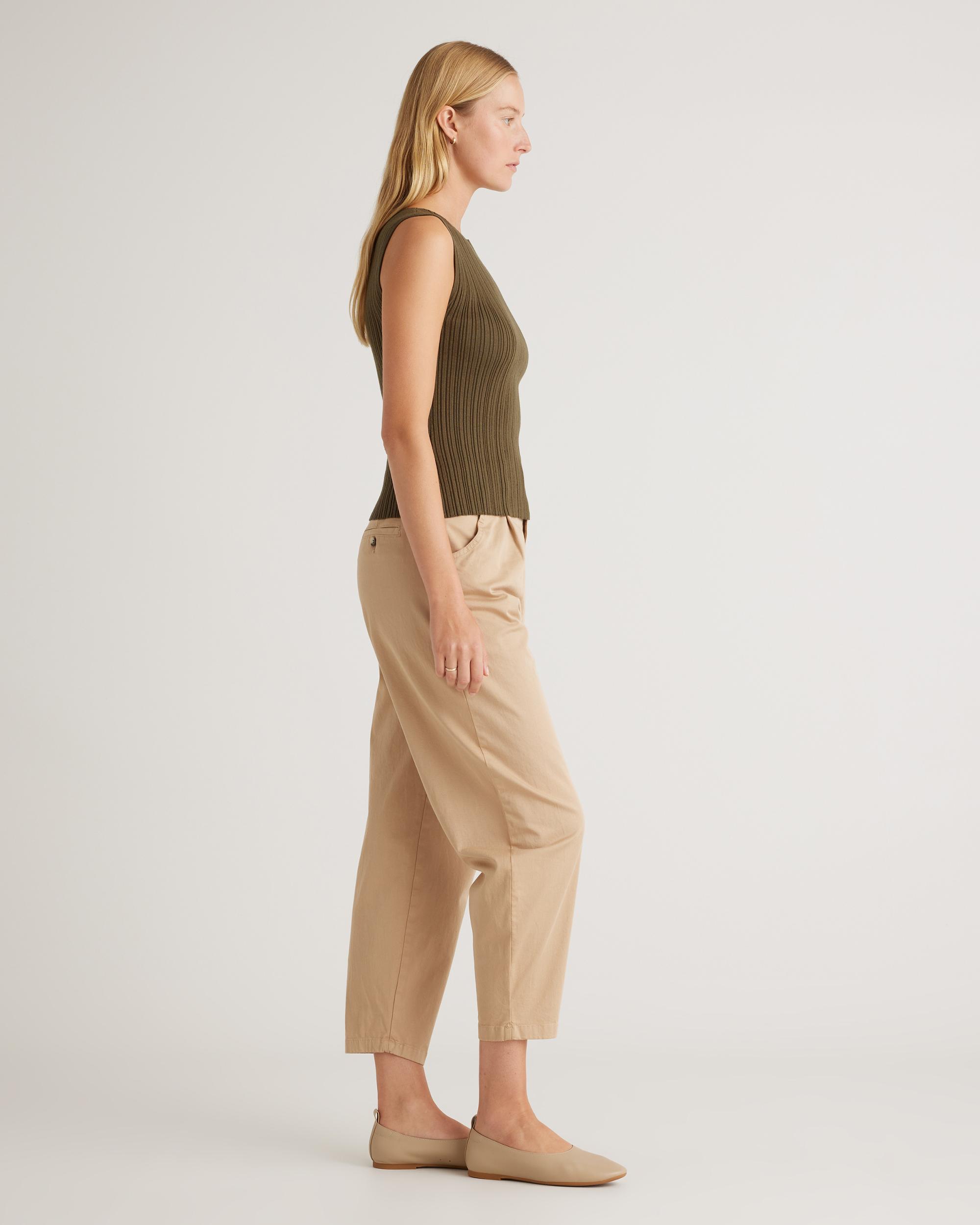 Quince | Women's Cotton Cashmere Ribbed Tank Top Size XL Product Image