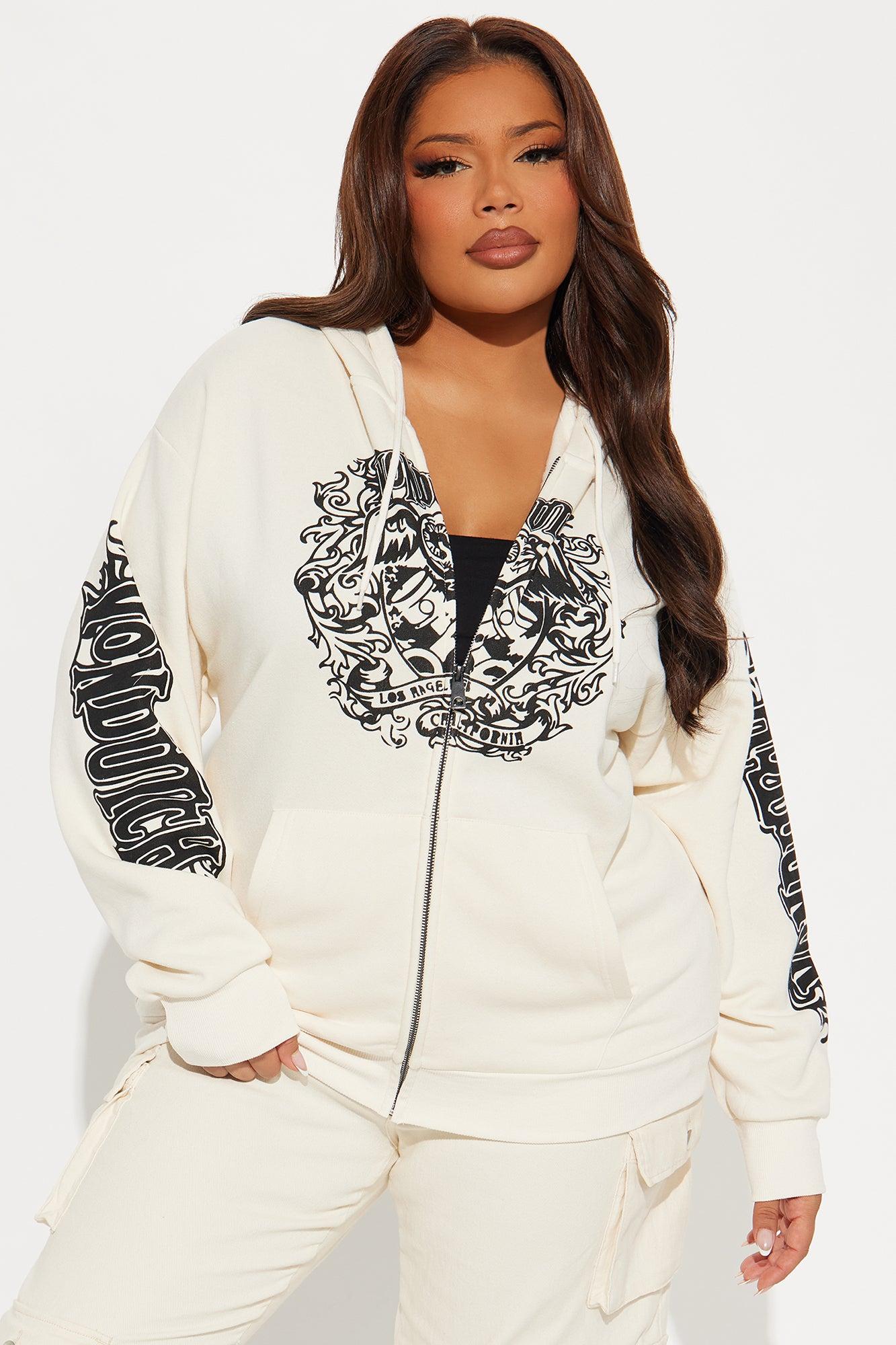 Von Dutch Novelty Print Sweatshirt - Cream/combo Product Image