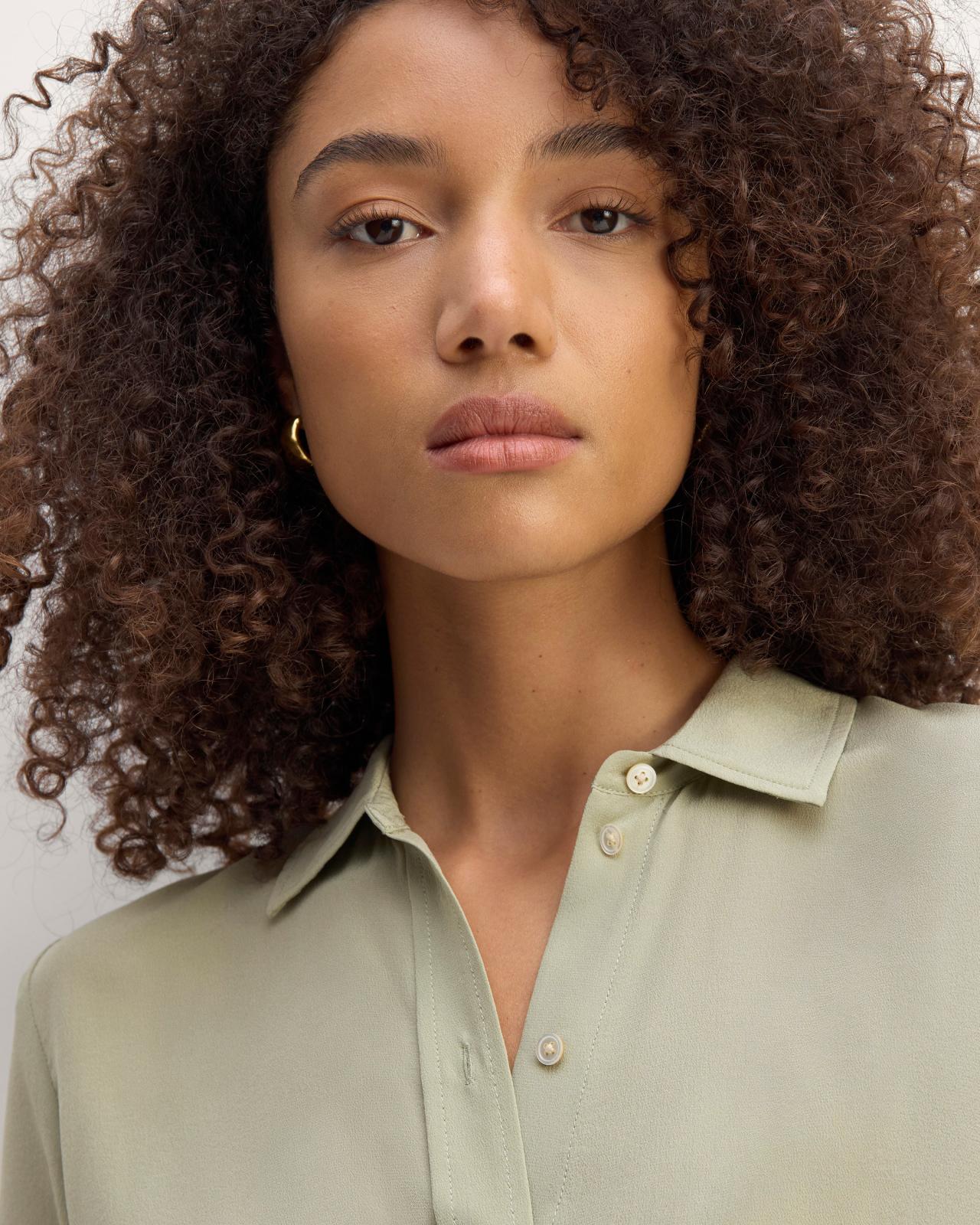 The Must-Have Shirt in Washable Silk Product Image