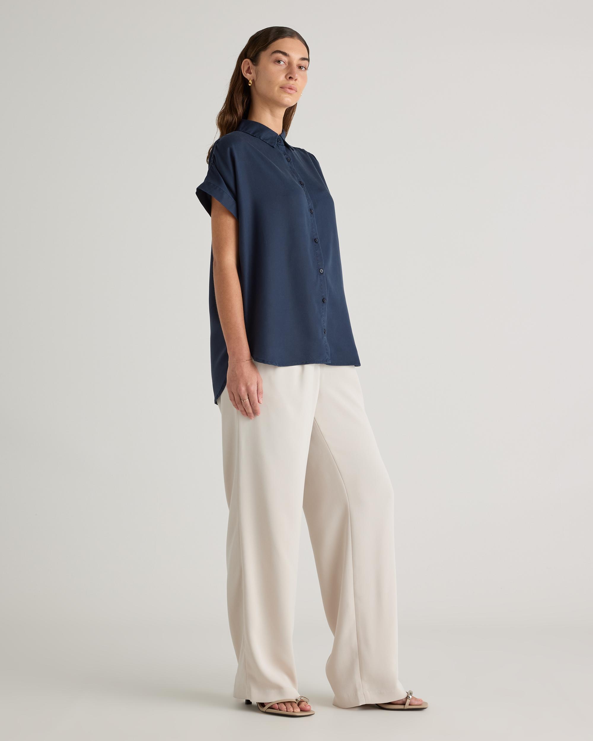 Quince | Women's Vintage Wash Tencel Camp Shirt Product Image