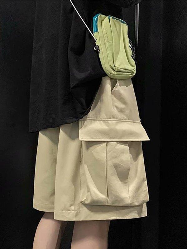 Men's Casual Straight Leg Cargo Shorts Product Image