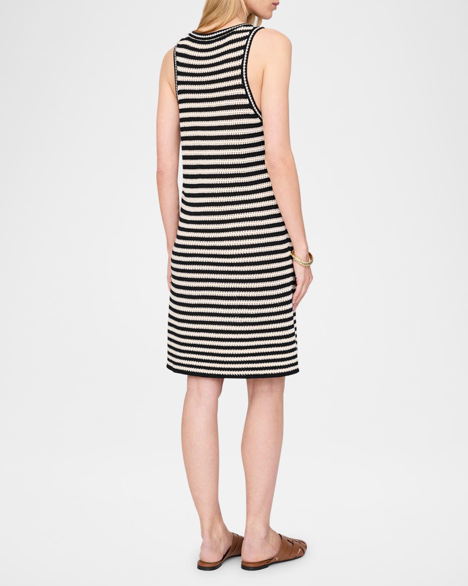 Arie Stripe Crochet Dress Product Image