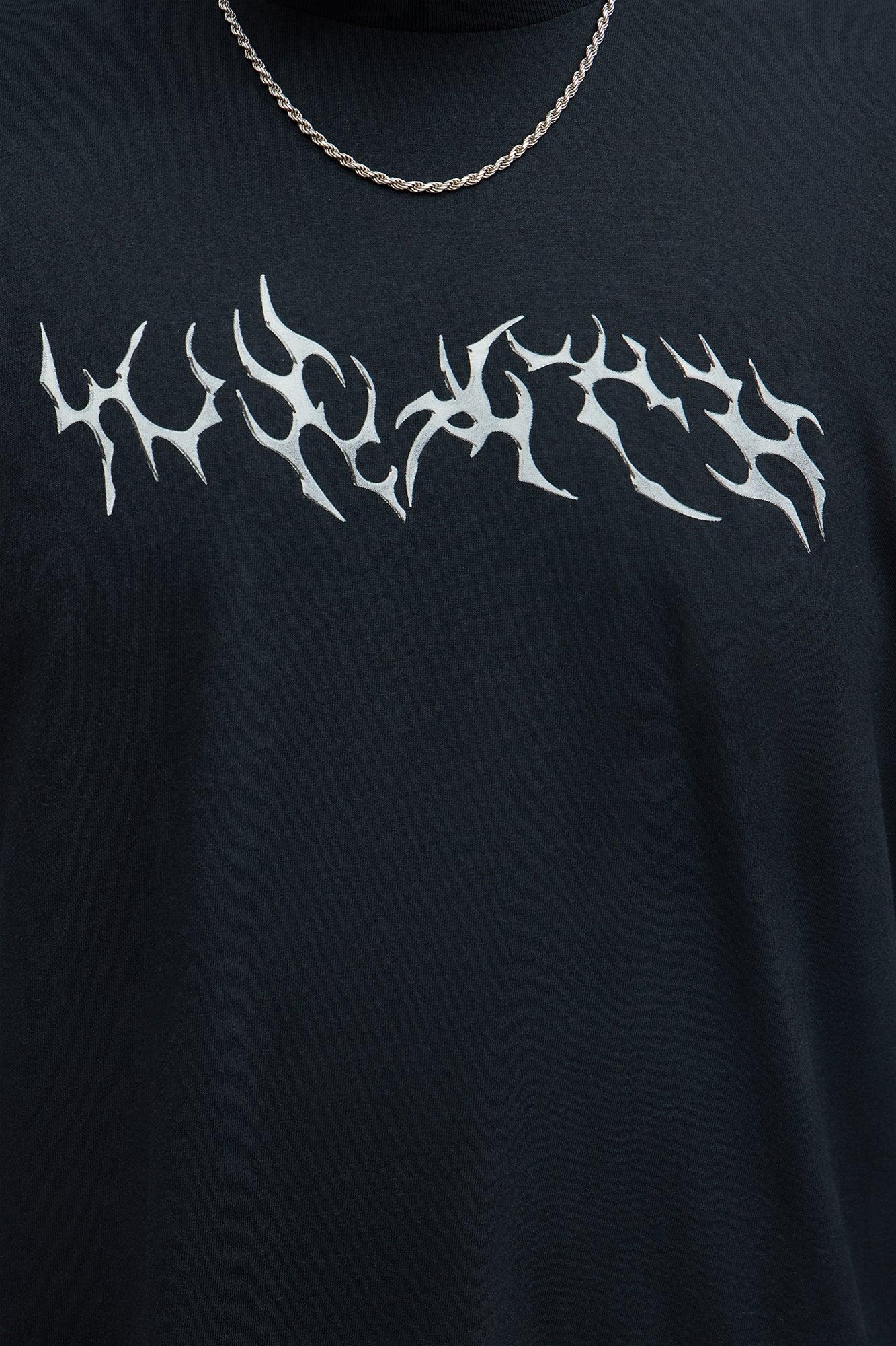 Winged Wraith Short Sleeve Tee - Black Male Product Image