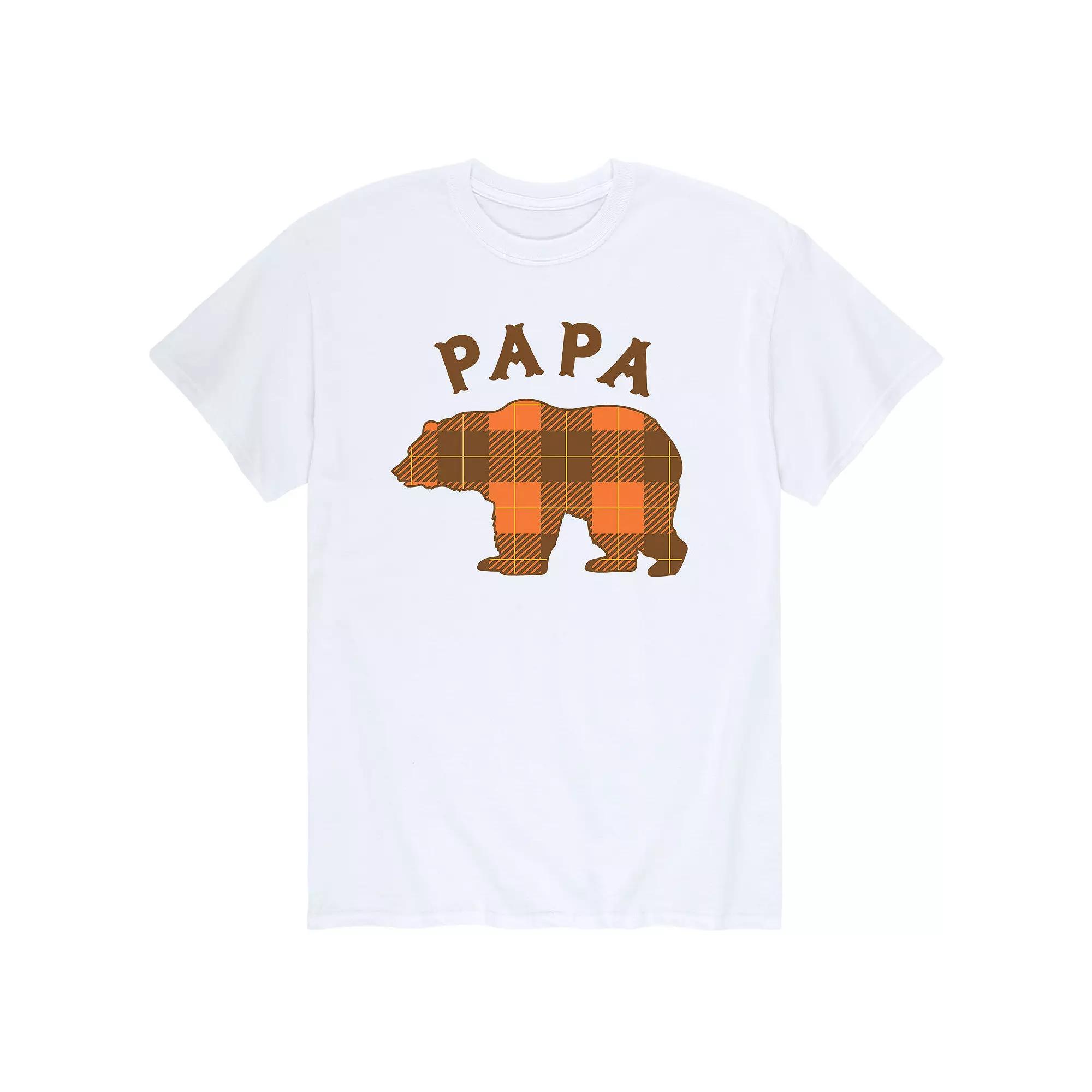 Men's Fall Bear Papa Tee,  Product Image